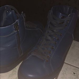 MCM LIMITED EDITION HIGH TOP KEY LOCK SHOES